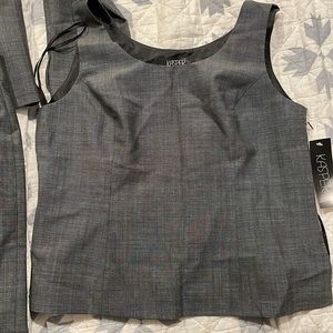 3 piece Kasper suit, sleeveless shirt, and dress